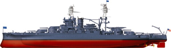 Сборная модель 1/700 Американский линкор Аризона BB-39 (1941) ХоббиБосс 83401 детальное изображение Флот 1/700 Флот