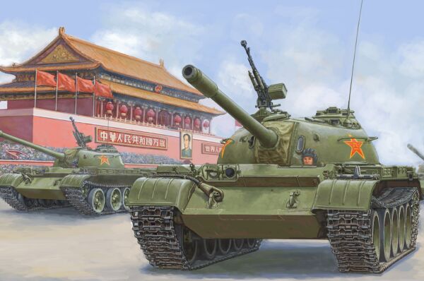 PLA 59 Medium Tank-early детальное изображение Бронетехника 1/35 Бронетехника