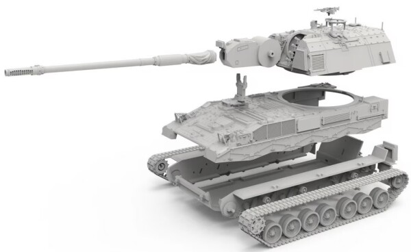 Збірна модель 1/72 САУ Panzerhaubitze 2000 Meng 72-008 детальное изображение Артиллерия 1/72 Артиллерия