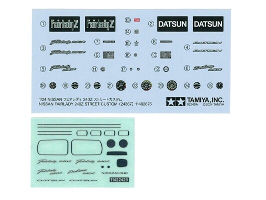 Збірна модель 1/24 Автомобіль Nissan Fairlady 240Z Street-Custom Tamiya 24367 детальное изображение Автомобили 1/24 Автомобили