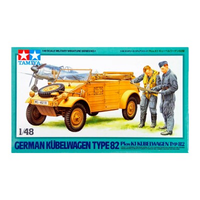 Збірна модель 1/48 Німецький автомобіль Kubelwagen Type 82 Tamiya 32501 детальное изображение Автомобили 1/48 Автомобили