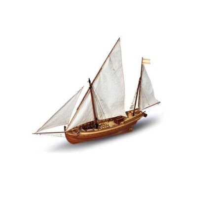 Scale wooden model 1/70 Spanish felucca &quot;San Juan&quot; OcCre 12001 детальное изображение Корабли Модели из дерева