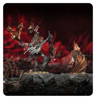 Ігровий набір Warhammer AGE OF SIGMAR - SPEARHEAD: FLESH-EATER COURTS - HIGH FALCONER FELGRYN детальное изображение Дворы Пожирателей Плоти Смерть