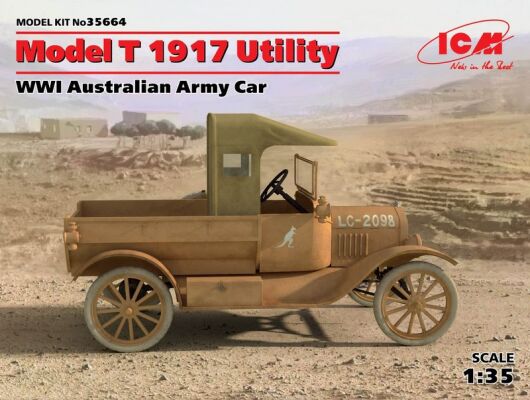 Model T 1917 Utility, WWI Australian Army Car детальное изображение Автомобили 1/35 Автомобили