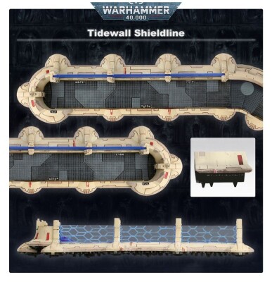 TAU EMPIRE - TIDEWALL SHIELDLINE детальное изображение Империя Тау Армии Ксеносов