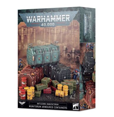 WARHAMMER 40000. BATTLEZONE: MANUFACTORUM - MUNITORUM ARMOURED CONTAINERS 99120199092 детальное изображение Террейн WARHAMMER 40,000