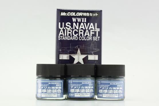 U.S. Naval Colors for Aicraft / Набор нитрокрасок для британских самолетов  детальное изображение Наборы красок Краски