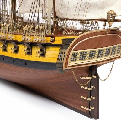 Scale wooden model 1/85 Frigate &quot;N.S. Mercedes&quot; OcCre 14007 детальное изображение Корабли Модели из дерева