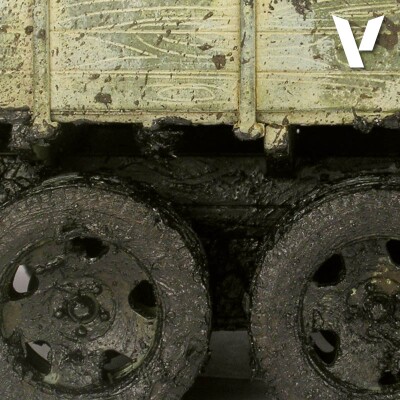 Імітація &quot;Текстура Чорний бруд&quot; (200 мл) (Black Mud) Vallejo 26812 детальное изображение Материалы для создания Диорамы
