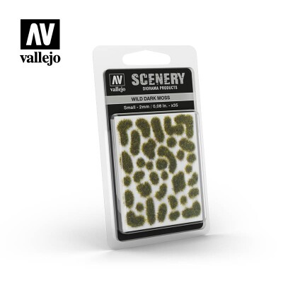 Wild Dark Moss for Diorama (2mm) Vallejo VAL SC402 детальное изображение Наборы деталировки Диорамы