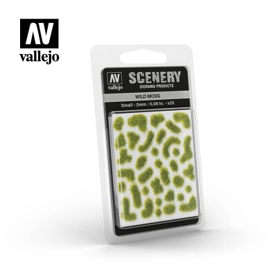 Мох для діорами (2 мм) (Wild Moss) Vallejo VAL SC404 детальное изображение Наборы деталировки Диорамы