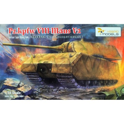 Збірна модель 1/72 Танк Pz.Kpfw VIII Maus V2 Vespid Models VS720001 детальное изображение Бронетехника 1/72 Бронетехника