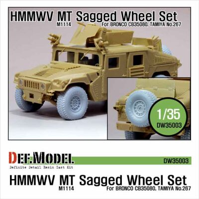 HMMWV MT Sagged Wheel set -Sagged  детальное изображение Смоляные колёса Афтермаркет
