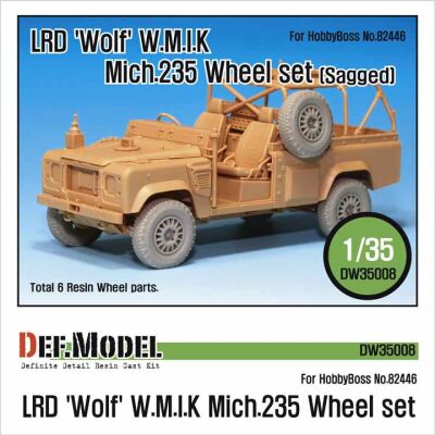 LRD XD Wolf 'W.M.I.K' Mich.235 Sagged Wheel set  детальное изображение Смоляные колёса Афтермаркет