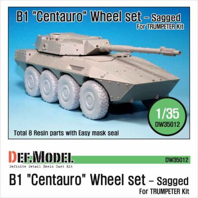 B1 Centauro RCV Sagged Wheel set  детальное изображение Смоляные колёса Афтермаркет