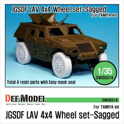 GSDF LAV 4x4 Sagged Wheel set  детальное изображение Смоляные колёса Афтермаркет