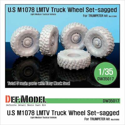 M1078 LMTV Truck Sagged Wheel set  детальное изображение Смоляные колёса Афтермаркет