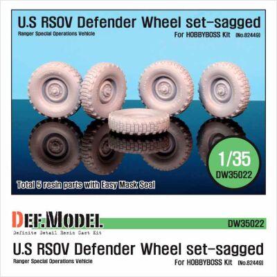 U.S RSOV Defender Sagged Wheel set  детальное изображение Смоляные колёса Афтермаркет