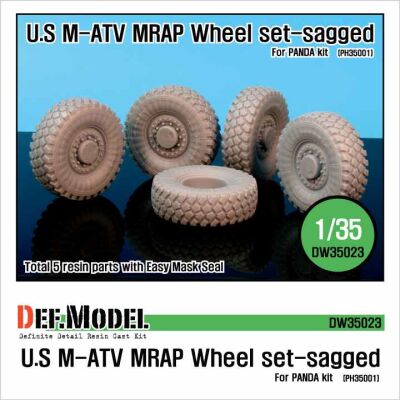 U.S M-ATV MRAP Sagged Wheel set  детальное изображение Смоляные колёса Афтермаркет