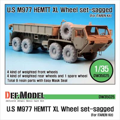 M977 HEMTT Micherin &quot;XL&quot; Sagged Wheel set детальное изображение Смоляные колёса Афтермаркет