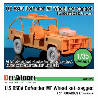 U.S RSOV Defender &quot;MT&quot; Sagged wheel set детальное изображение Смоляные колёса Афтермаркет