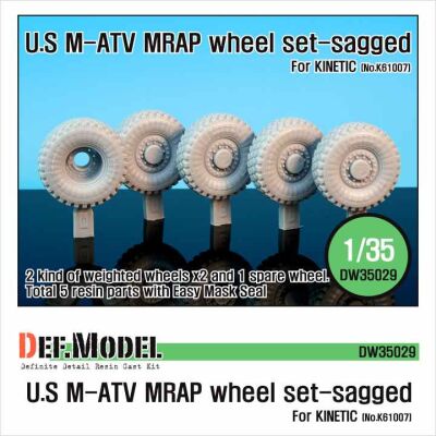 U.S M-ATV MRAP Sagged wheel set детальное изображение Смоляные колёса Афтермаркет