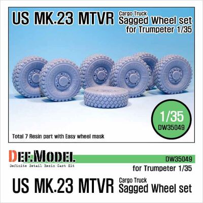 US MK.23 MTVR Sagged Wheel set  детальное изображение Смоляные колёса Афтермаркет