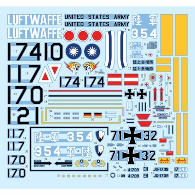 Scale model 1/48 Helicopter UH-1D &quot;Huey&quot; Zimi 80154 детальное изображение Вертолеты 1/48 Вертолеты