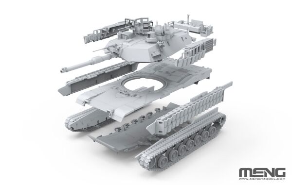 Сборная модель 1/72  танк M1A2 SEP Абрамс Tusk II Менг 72-003  детальное изображение Бронетехника 1/72 Бронетехника