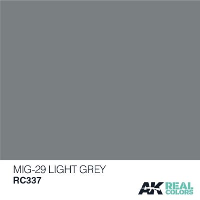 MIG-29 Light Grey / Светло-серый детальное изображение Real Colors Краски