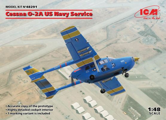 Cessna O-2A US Navy Service  детальное изображение Самолеты 1/48 Самолеты