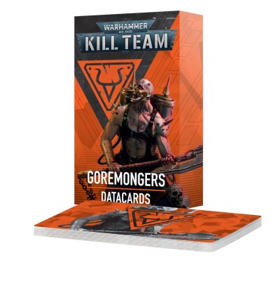 Игровые карты Warhammer 40000 - KILL TEAM: GOREMONGERS DATACARDS (ENG) детальное изображение Kill Team WARHAMMER 40,000
