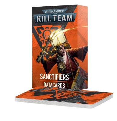 Ігрові картки Warhammer 40000 - KILL TEAM: SANCTIFIERS DATACARDS (ENG) детальное изображение Kill Team WARHAMMER 40,000