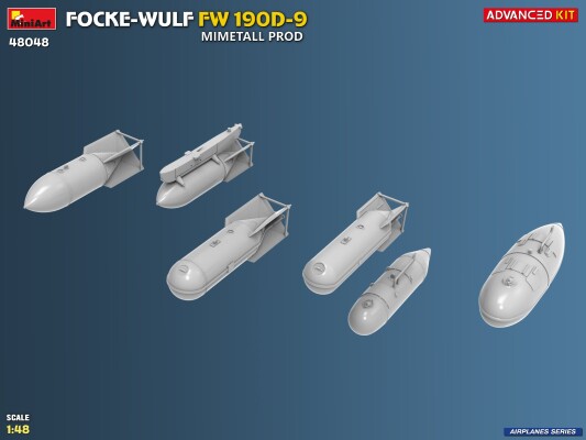Збірна модель 1/48 Літак Focke Wulf Fw-190 D-9 - Mimetall Produciotn Miniart 48048 детальное изображение Самолеты 1/48 Самолеты