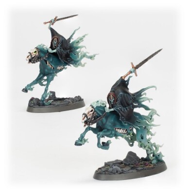 Игровой набор Warhammer AGE OF SIGMAR - SPEARHEAD: NIGHTHAUNT - CURSED SHACKLEHORDE детальное изображение Ночные Призраки Смерть