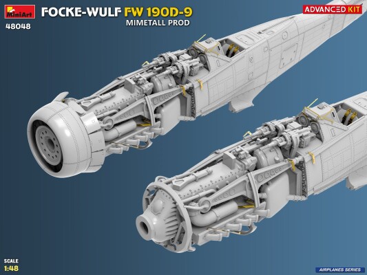 Збірна модель 1/48 Літак Focke Wulf Fw-190 D-9 - Mimetall Produciotn Miniart 48048 детальное изображение Самолеты 1/48 Самолеты