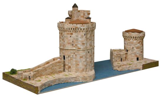 Ceramic constructor - towers of La Rochelle, France (TOURS DE LA ROCHELLE) детальное изображение Керамический конструктор  Конструкторы