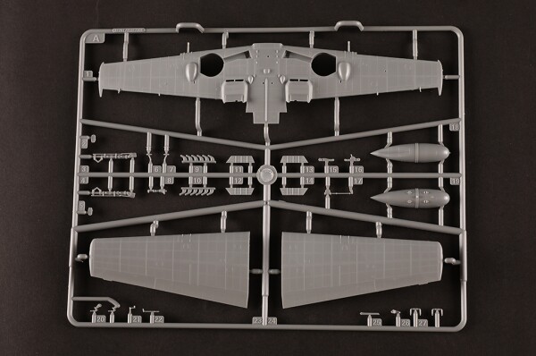 Збірна модель 1/48 Літак Messerschmitt Bf 109 E-3 HobbyBoss 81791 детальное изображение Самолеты 1/48 Самолеты