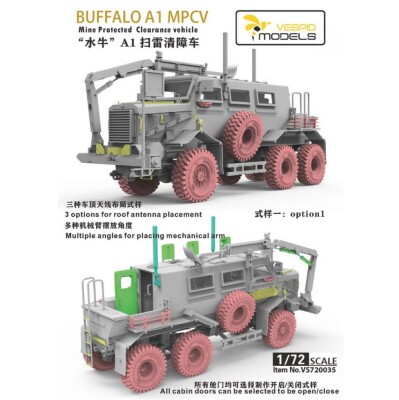 Сборная модель 1/72 Машина для разминирования Буффало MPCV Vespid Models VS720035 детальное изображение Автомобили 1/72 Автомобили