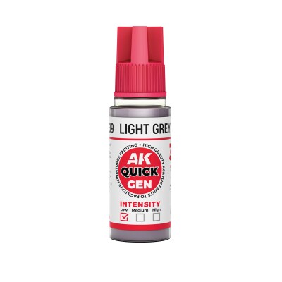 Acrylic paint LIGHT GREY SHADOW QUICK GEN COLOR AK-interactive AK 17039 детальное изображение QUICK GEN COLOR Краски
