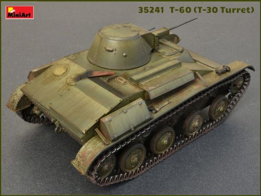 Soviet light tank T-60 (T-30 turret). WITH INTERIOR детальное изображение Бронетехника 1/35 Бронетехника