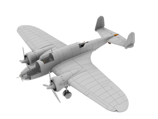 Сборная модель польского среднего бомбардировщика PZL. 37 B I Łoś детальное изображение Самолеты 1/72 Самолеты