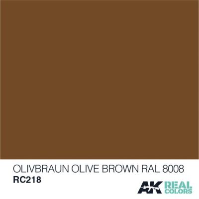 Olivbraun Olive Braun / Ізраїльський оливково-коричневий детальное изображение Real Colors Краски