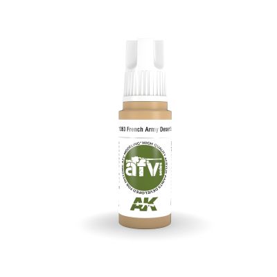 Acrylic paint FRENCH ARMY DESERT SAND / French Sand – AFV AK-interactive AK11363 детальное изображение AFV Series AK 3rd Generation