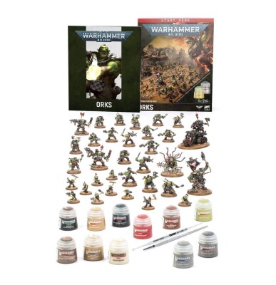 Ігровий набір Warhammer 40000 - GETTING STARTED WITH ORKS (ENG) детальное изображение Игровые наборы WARHAMMER 40,000