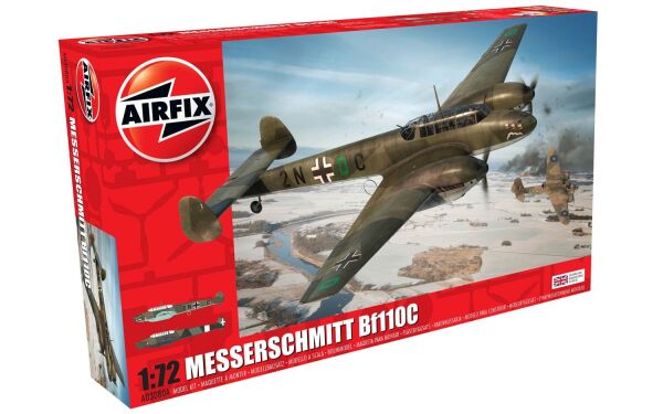 Messerschmitt Bf110C/D 1:72 детальное изображение Самолеты 1/72 Самолеты