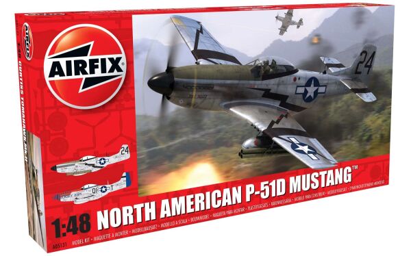 North American P51-D Mustang 1:48 детальное изображение Самолеты 1/48 Самолеты