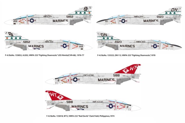 Збірна модель 1/48 Літак McDonnell Douglas F-4 J Phantom II "Fighting Shamrocks" Academy 12356 детальное изображение Самолеты 1/48 Самолеты