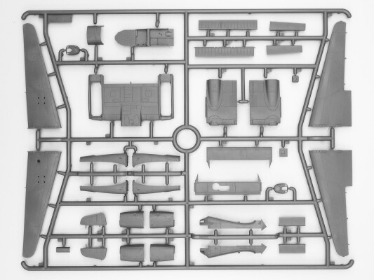 Збірна модель 1/72 Німецький штурмовик Fw 189C/V-6 ICM 72290 детальное изображение Самолеты 1/72 Самолеты