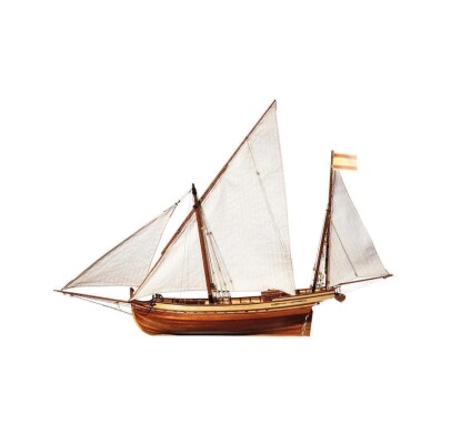 Scale wooden model 1/70 Spanish felucca &quot;San Juan&quot; OcCre 12001 детальное изображение Корабли Модели из дерева